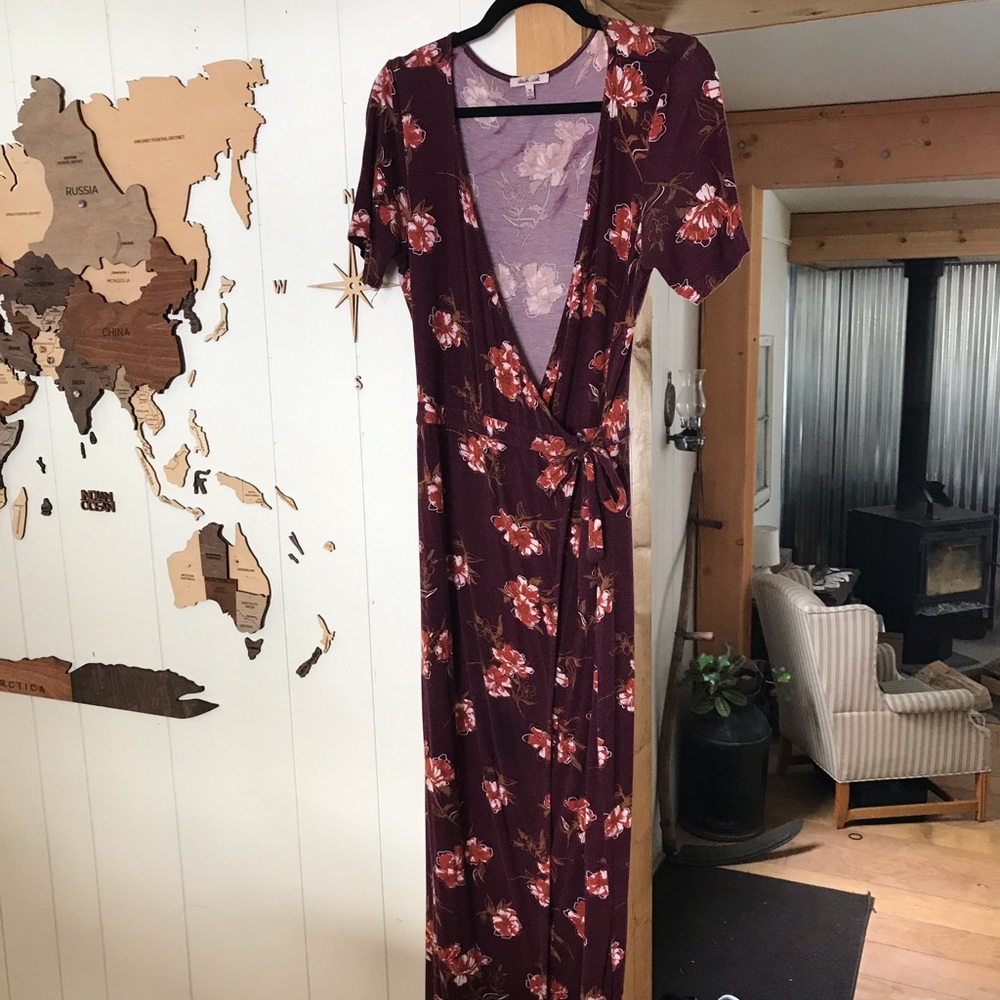 Women’s true wrap dress
